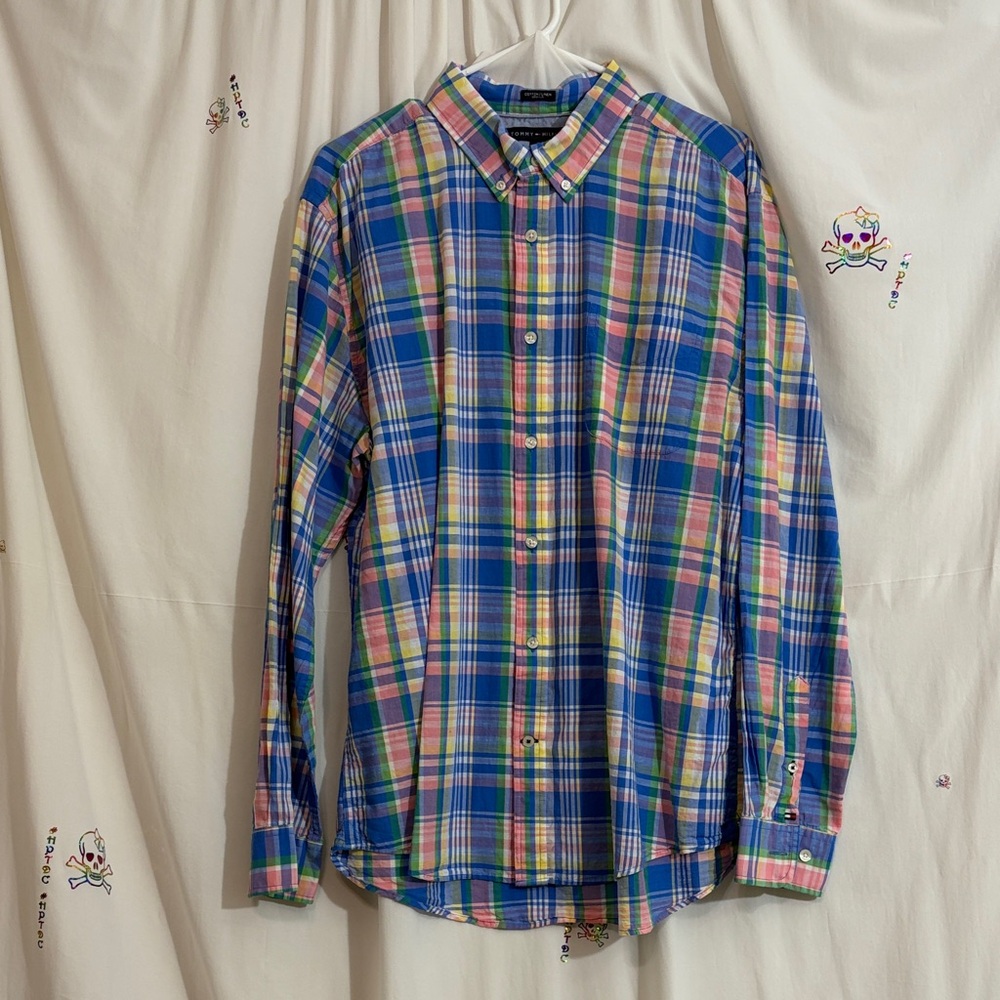 Tommy Hilfiger Multicolor Plaid Button Down Shirt